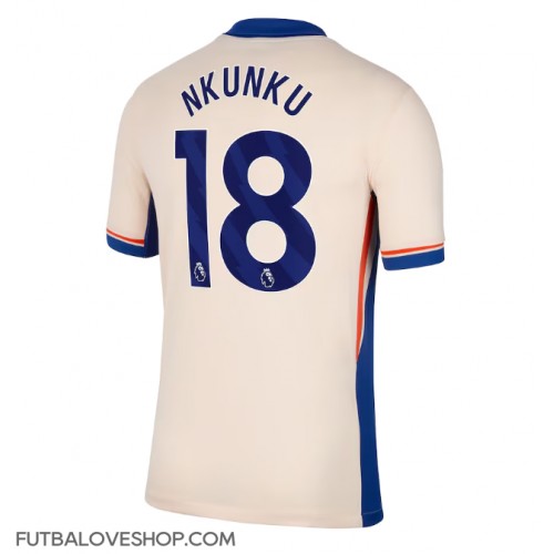 Dres Chelsea Christopher Nkunku #18 Preč 2024-25 Krátky Rukáv